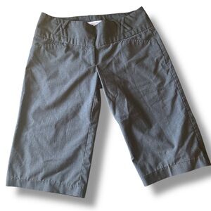 Charlotte Russe Gray Bermuda Shorts Relaxed Fit